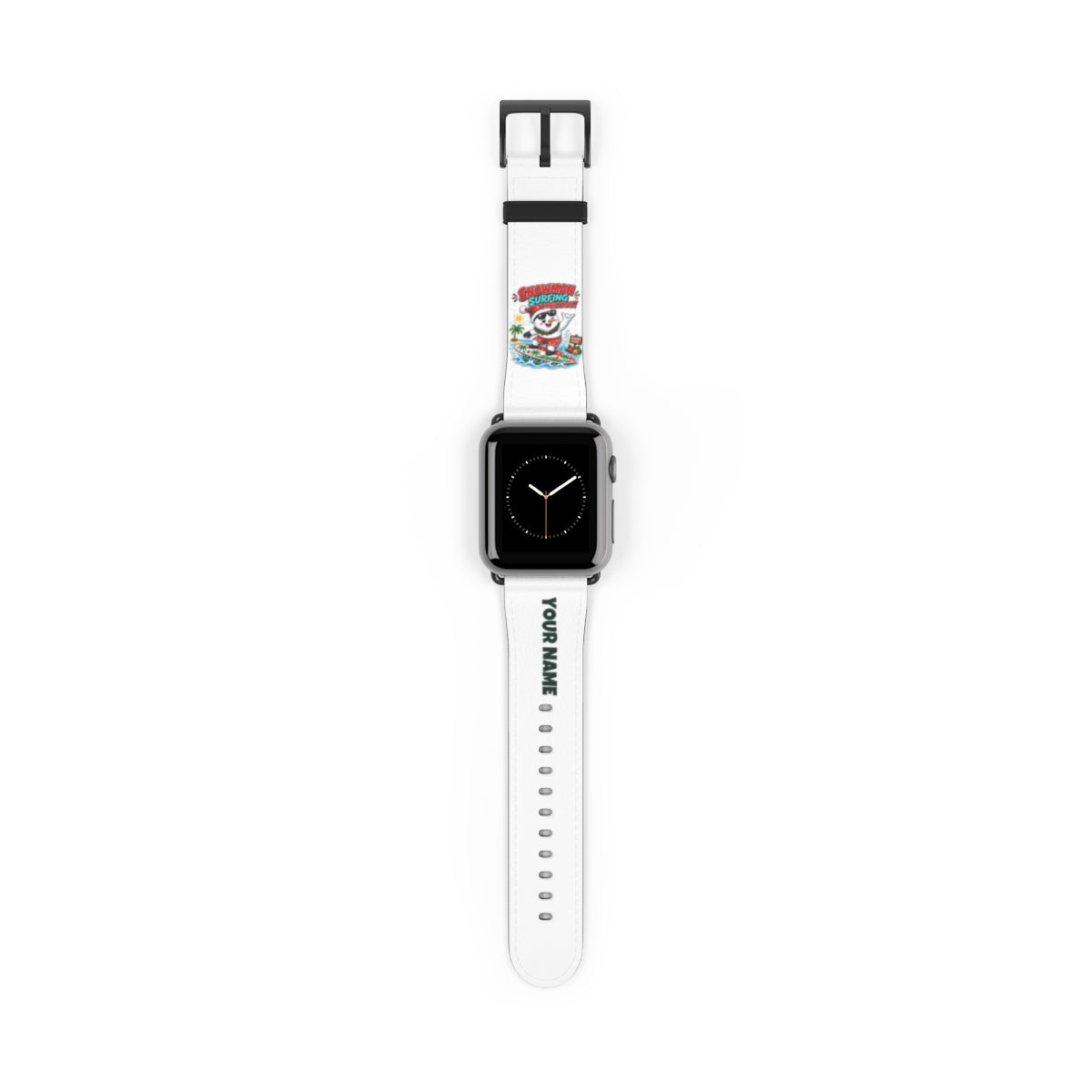 SV colour: Personalised Apple Watch Band, Your Design or Ours in Black Matte