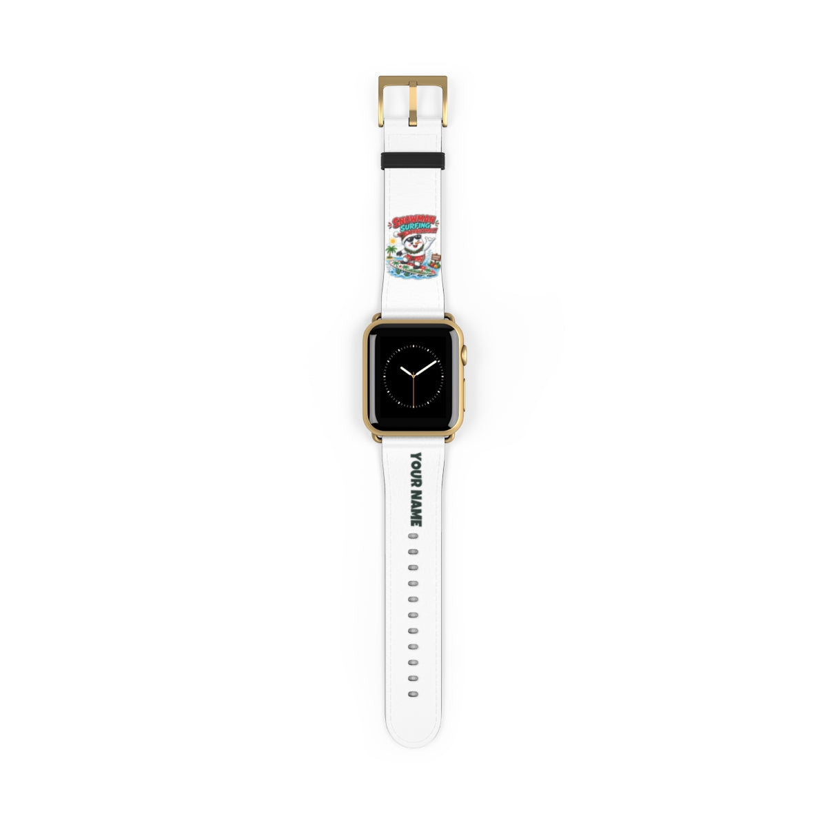 SV colour: Personalised Apple Watch Band, Your Design or Ours in Gold Matte