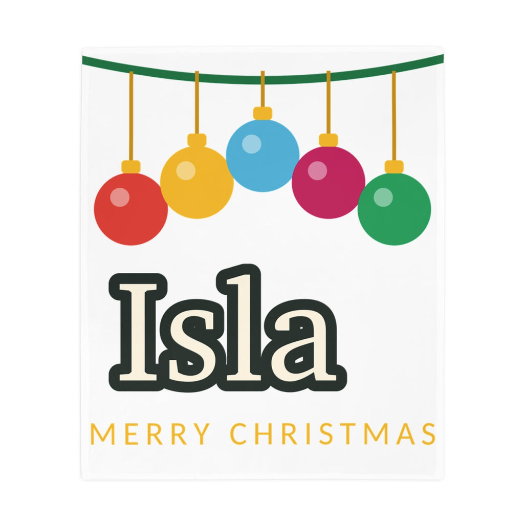 Personalised Christmas Blanket