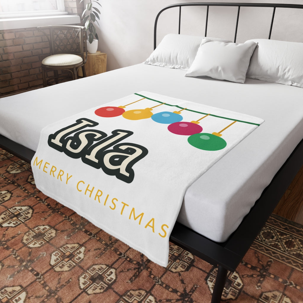 Personalised Christmas Blanket