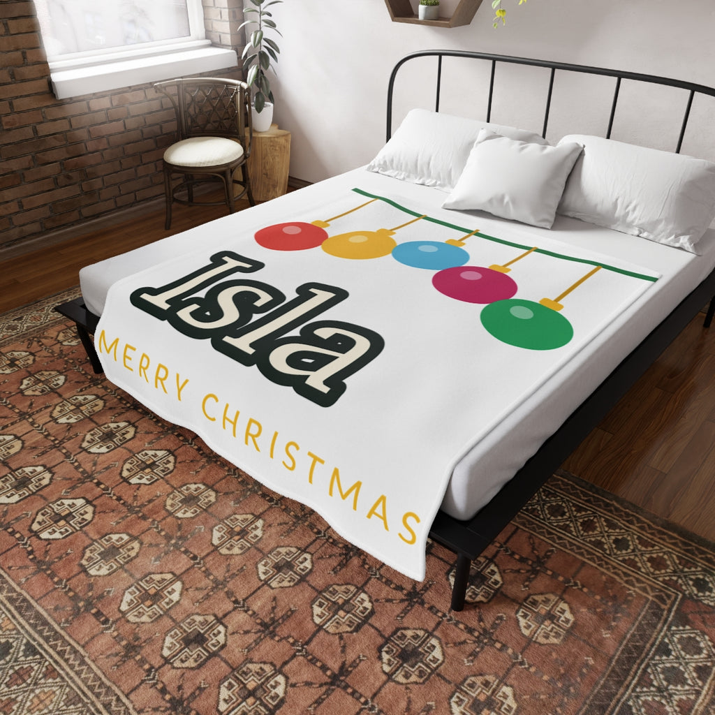 Personalised Christmas Blanket