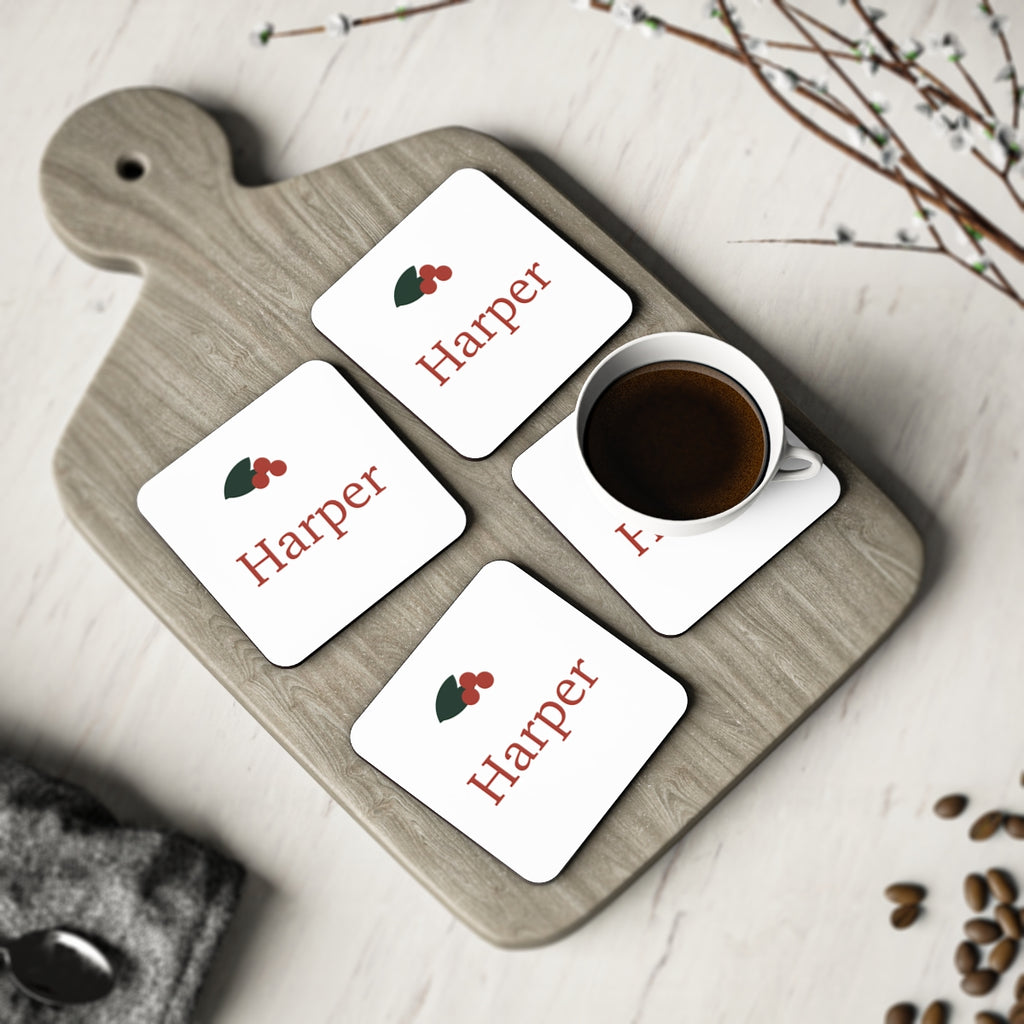 Personalised Christmas Coasters