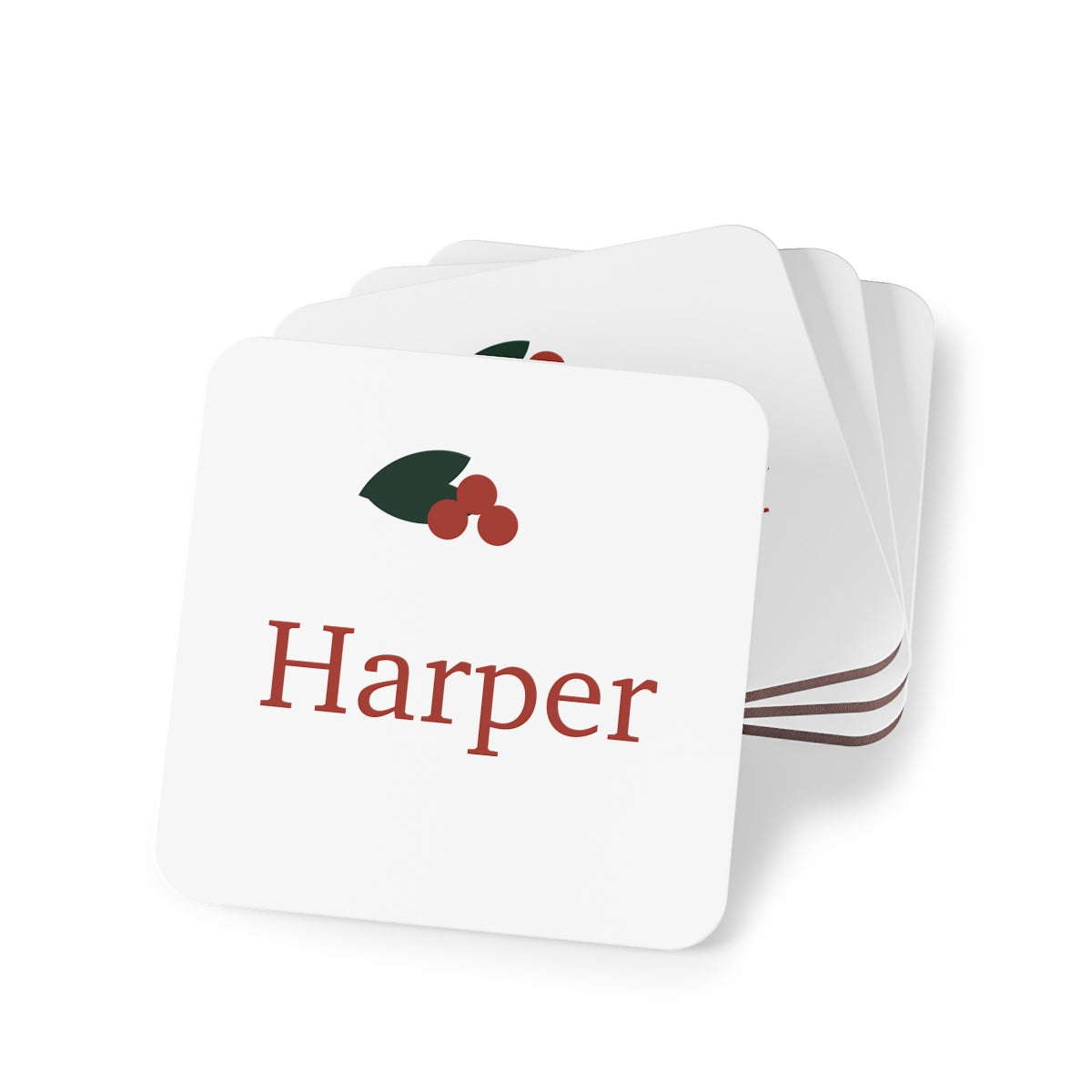 Personalised Christmas Coasters