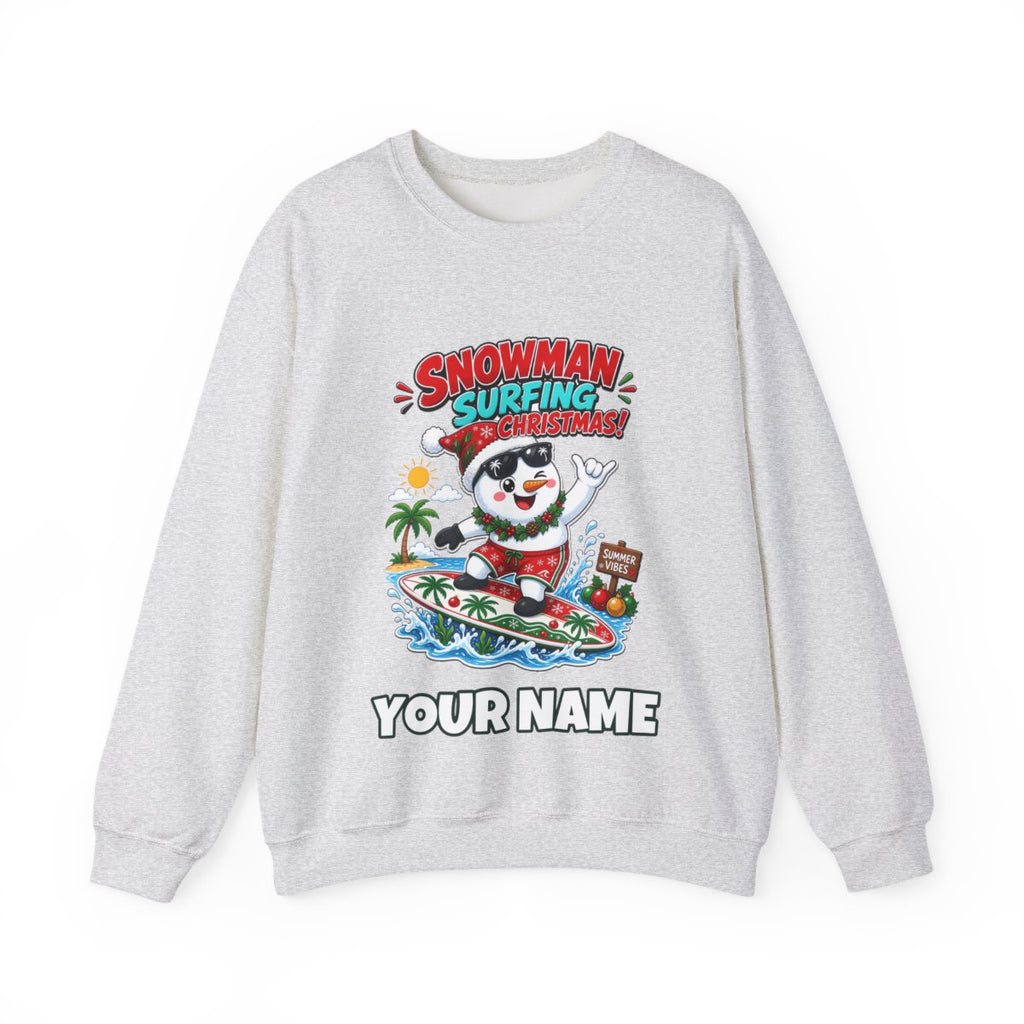 SV colour: Personalised Crewneck Jumper, Your Design or Ours in Ash