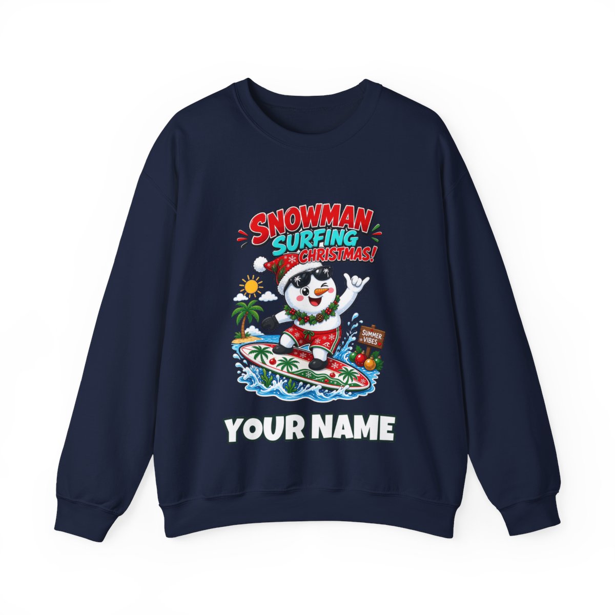 SV colour: Personalised Crewneck Jumper, Your Design or Ours in Navy