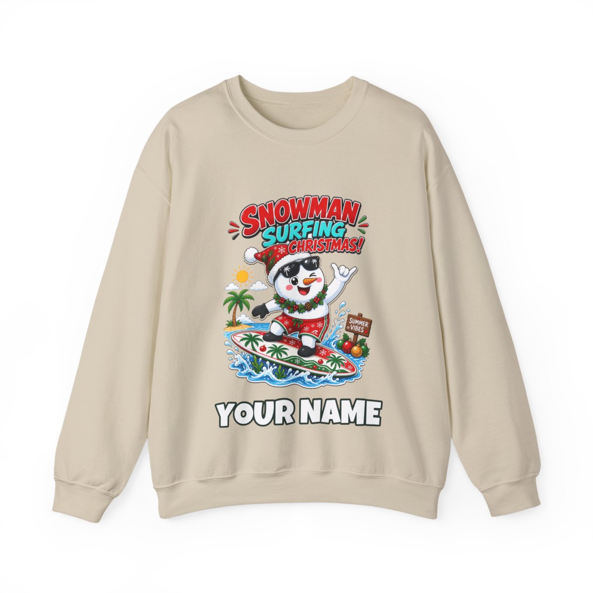 SV colour: Personalised Crewneck Jumper, Your Design or Ours in Sand