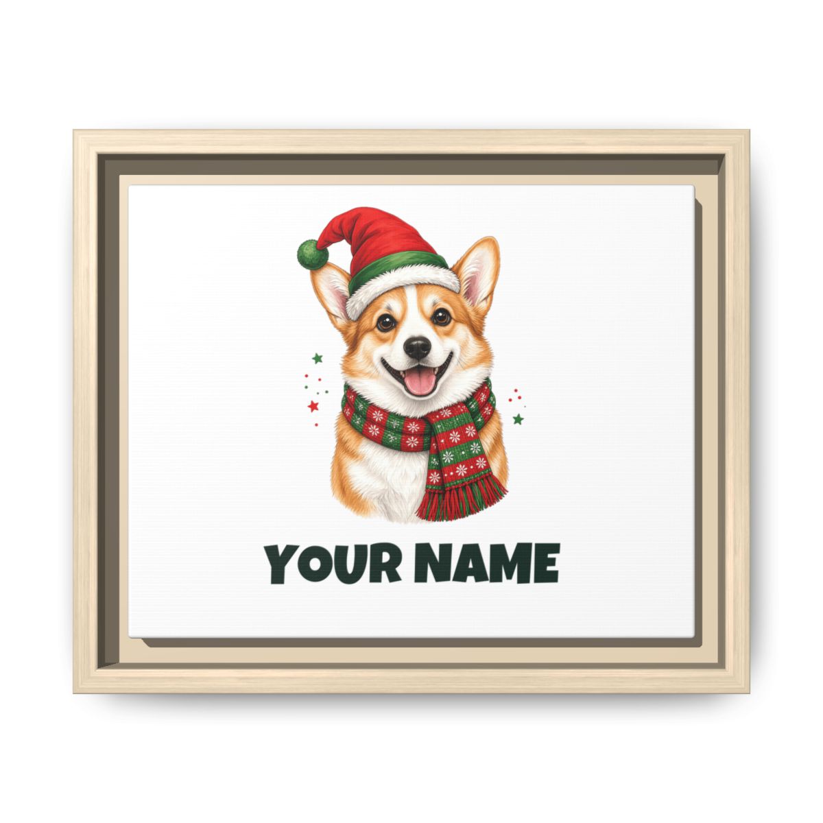 SV colour: Personalised Framed Canvas, Your Design or Ours in Natural