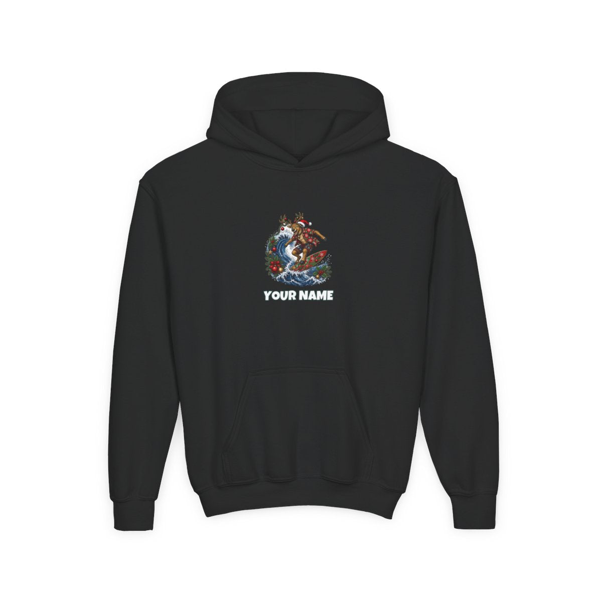 SV colour: Personalised Kids Hoodie, Your Design or Ours in Black