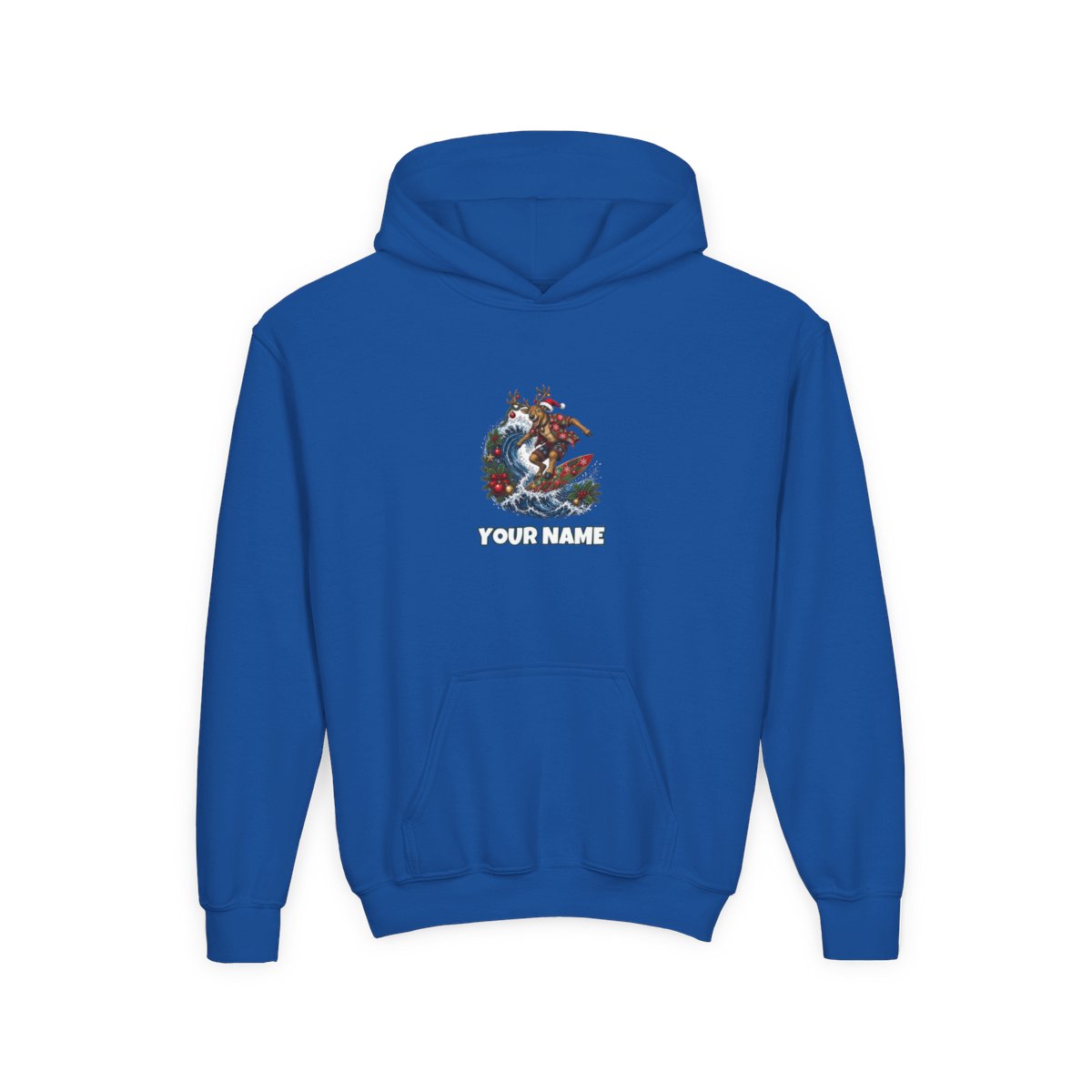 SV colour: Personalised Kids Hoodie, Your Design or Ours in Royal