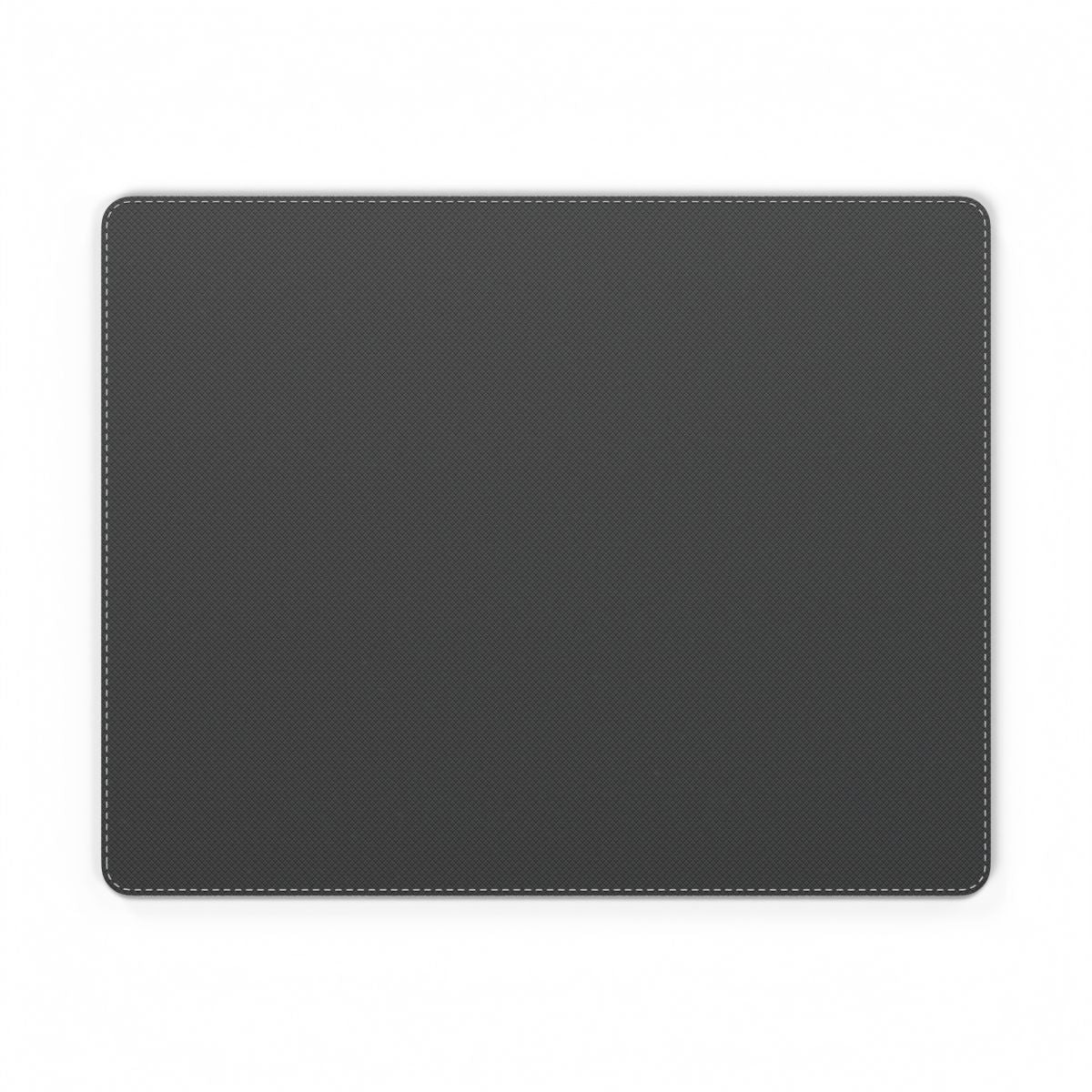 SV mockup: Personalised Leather Mouse Mat, Your Design or Ours, shown with our Snowman Surfing Christmas design and YOUR NAME