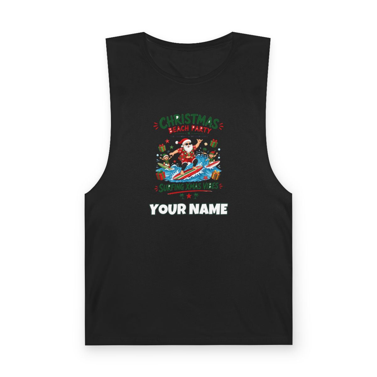 SV colour: Personalised Tank Top, Your Design or Ours in Black