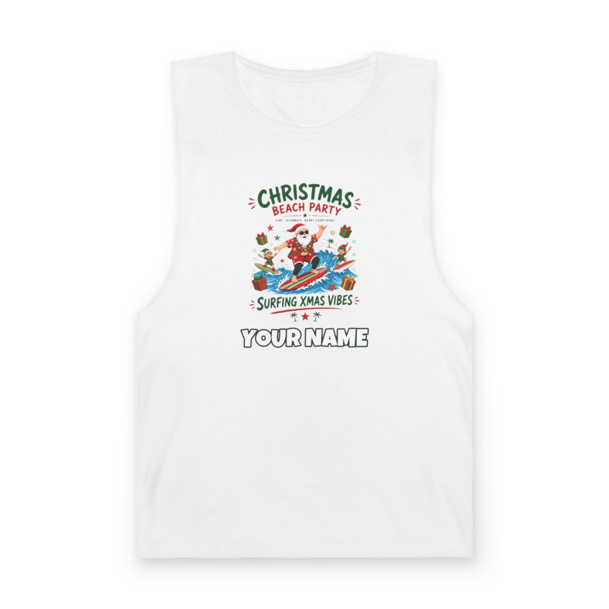 SV colour: Personalised Tank Top, Your Design or Ours in White