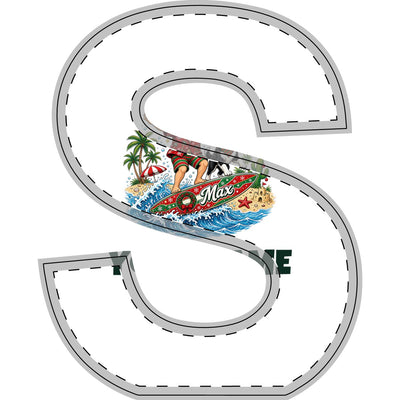 Personalised Freestanding Wooden Letter, Your Design or Ours