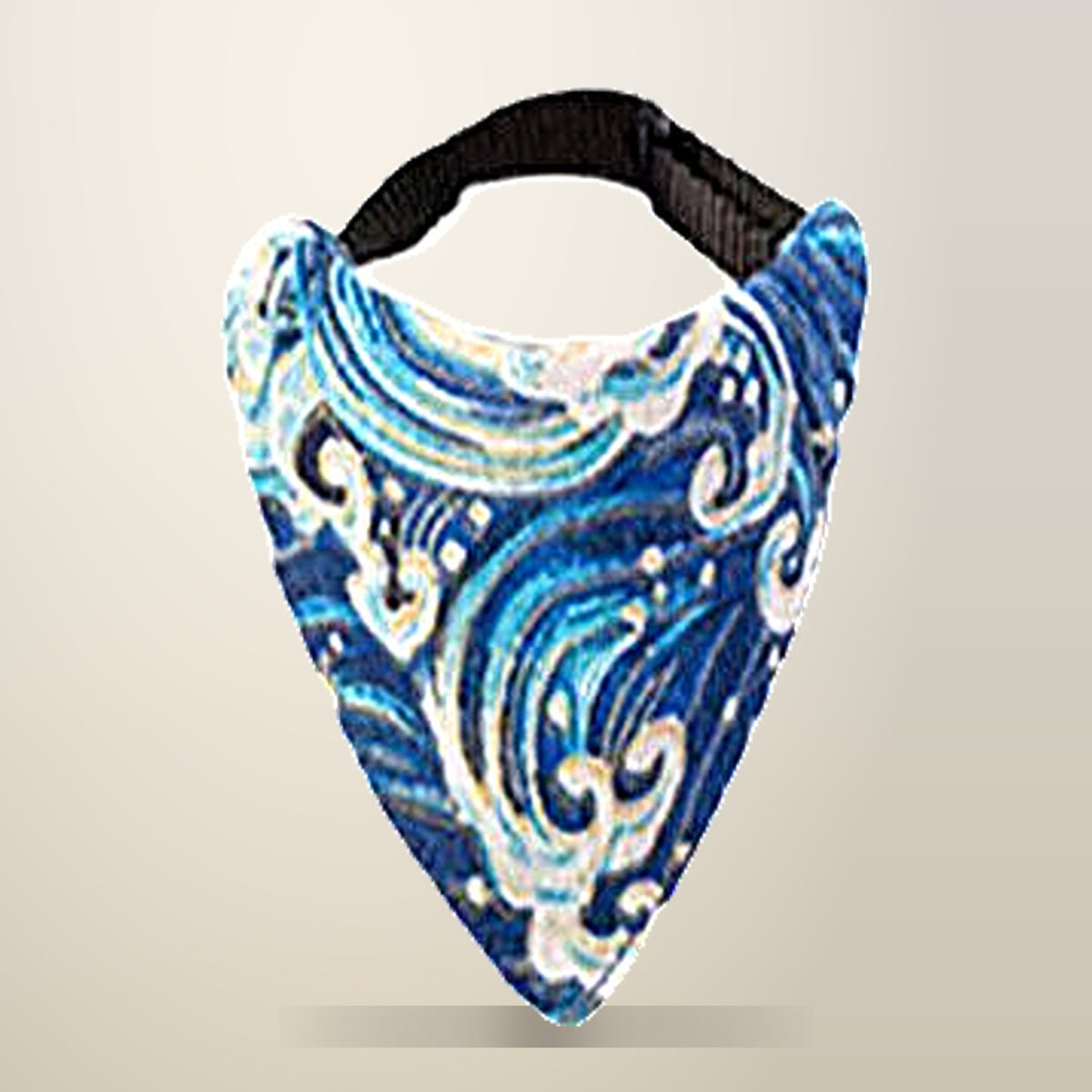 Adjustable Nylon Bandana Collar for Cats and Dogs, on a plain cream background