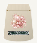 Pink and Rose Gold Baubles Personalised Santa Sack