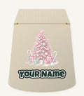Pink Pastel Christmas Tree Personalised Santa Sack