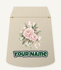 Pink Peony Christmas Bouquet Personalised Santa Sack