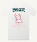 Pink Unicorn First Christmas Personalised Christmas T-Shirt and Hoodie