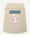 Pink Unicorn First Christmas Personalised Santa Sack