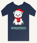 Polar Bear Cub Personalised Kids Tee and Baby Bodysuit