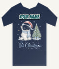 Polar Bear First Christmas Personalised Kids and Baby Christmas Tee
