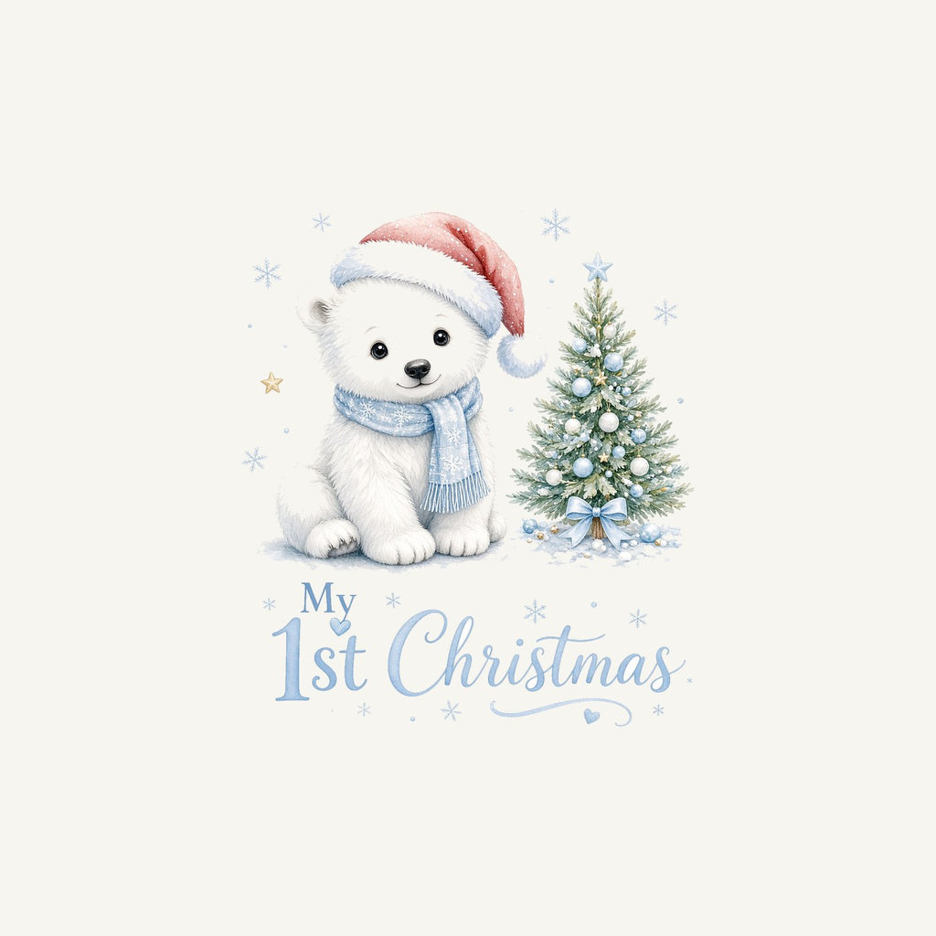 Polar Bear First Christmas Personalised Christmas Mug