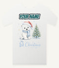 Polar Bear First Christmas Personalised Christmas T-Shirt and Hoodie