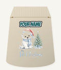 Polar Bear First Christmas Personalised Santa Sack