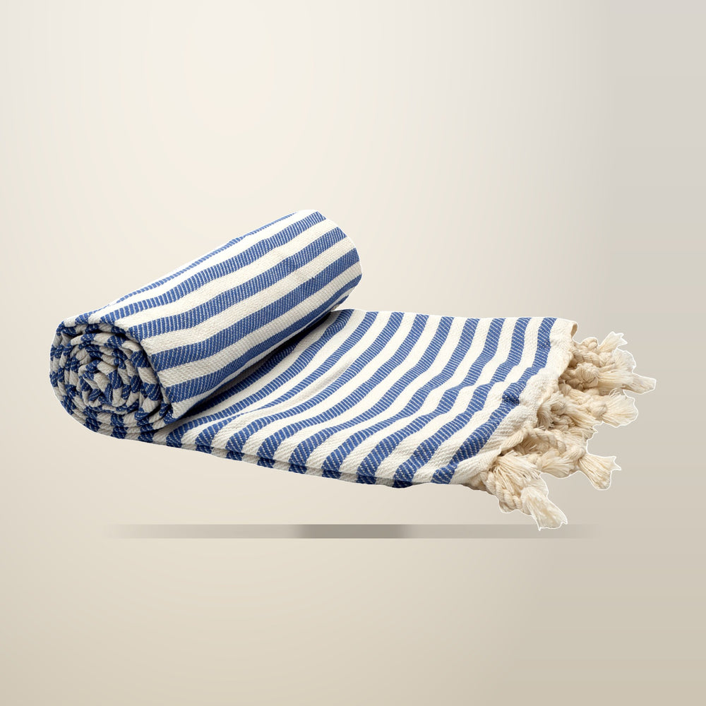 Portsea Turkish Cotton Towel, Denim