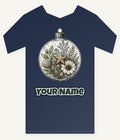 Pressed Flower Glass Bauble Personalised Kids Tee and Baby Bodysuit