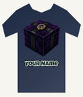 Purple Velvet Gift Box Personalised Kids Tee and Baby Bodysuit