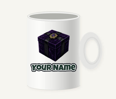 Purple Velvet Gift Box Personalised Christmas Mug