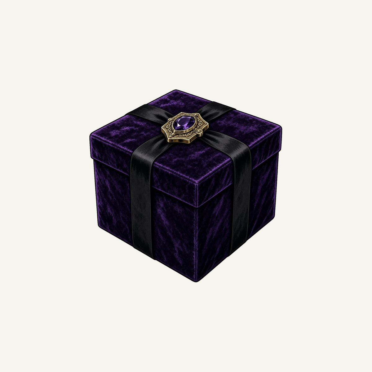Purple Velvet Gift Box Personalised Christmas Mug
