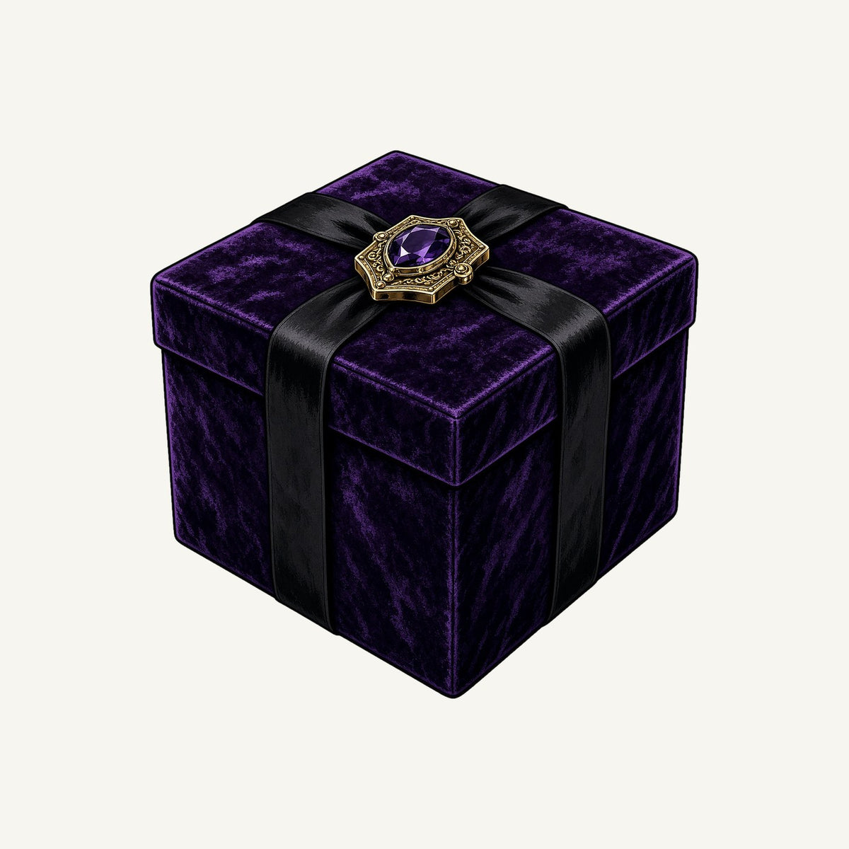 Purple Velvet Gift Box Personalised Christmas T-Shirt and Hoodie