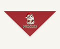 Ragdoll with Baubles personalised Christmas pet bandana, tie-on style
