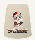Ragdoll with Baubles Personalised Santa Sack
