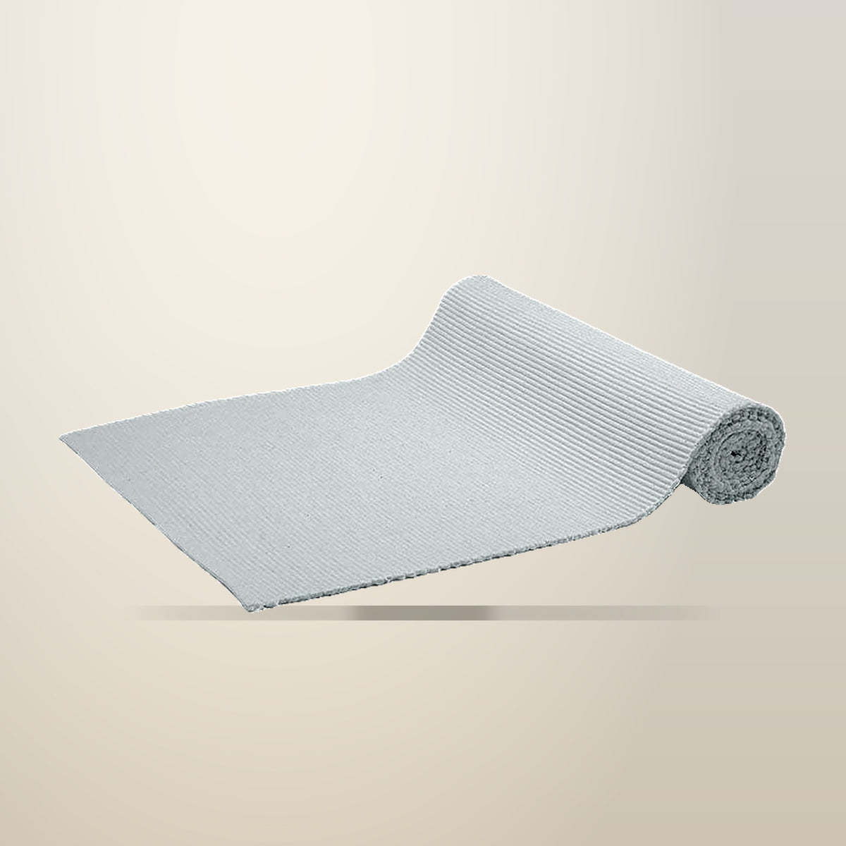 Rans Lollipop Cotton Ribbed Table Runner, 33 x 135 cm, on a plain cream background