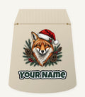 Red Fox in Santa Hat Personalised Santa Sack