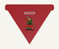 Reindeer 1, Tree 0 Personalised Christmas Dog Bandana