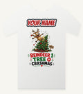 Reindeer 1, Tree 0 Personalised Christmas T-Shirt and Hoodie
