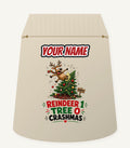 Reindeer 1, Tree 0 Personalised Santa Sack