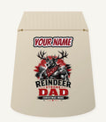 Reindeer Strong Dad Personalised Santa Sack