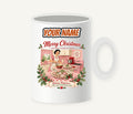 Retro Kitchen Christmas Baking Personalised Christmas Mug