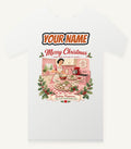 Retro Kitchen Christmas Baking Personalised Christmas T-Shirt and Hoodie