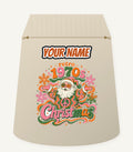 Retro Seventies Groovy Santa Personalised Santa Sack