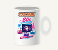 Retro Video Tape Christmas Personalised Christmas Mug