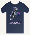 Robot Elf Airborne Personalised Kids and Baby Christmas Tee