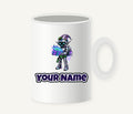 Robot Elf Delivery Run Personalised Christmas Mug