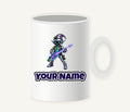 Robot Elf on Guitar Personalised Christmas Mug