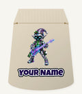 Robot Elf on Guitar Personalised Santa Sack